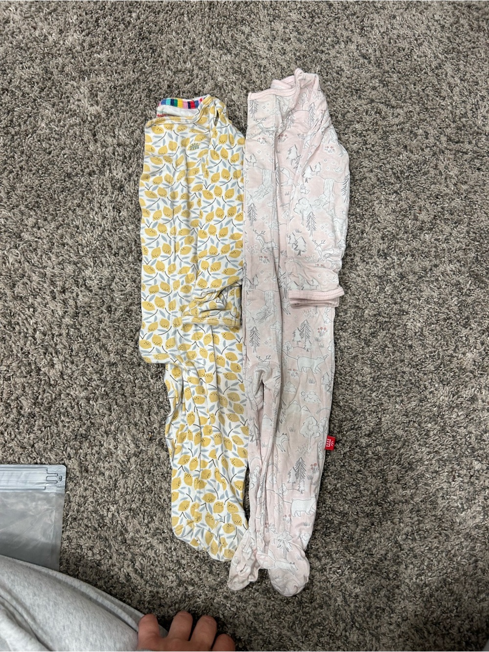 Magnetic Me Footed Pajama Bundle | 3-6 Months | 2 Sleepers